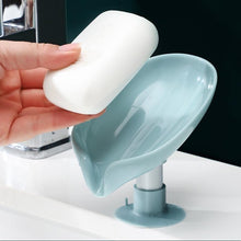 Load image into Gallery viewer, Leaf Shape Soap Box Drain Soap Holder Box Bathroom Shower Soap Holder sponge Storage Plate Tray Bathroom Supplies Bathroom Gadge - Ammpoure Wellbeing 🇬🇧
