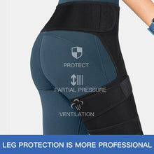 Load image into Gallery viewer, Leg Warmers Groin Support Wrap Hip Joint Support Loin Groin Sacrum Pain Relief Strain Arthritis Protector Hip Thigh Guard Brace - Ammpoure Wellbeing 🇬🇧

