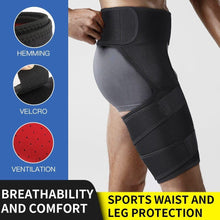 Load image into Gallery viewer, Leg Warmers Groin Support Wrap Hip Joint Support Loin Groin Sacrum Pain Relief Strain Arthritis Protector Hip Thigh Guard Brace - Ammpoure Wellbeing 🇬🇧
