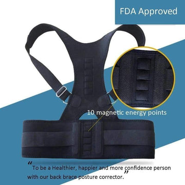 Posture Corrector Body Brace Bad Back Lumbar Shoulder Support Belt For  Women Men