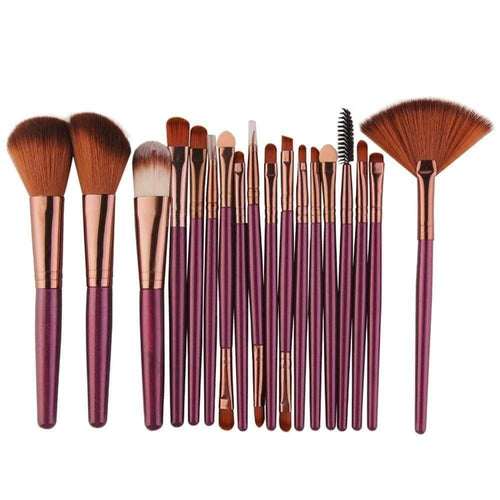 Makeup Brushes Tool Set 6/15/18/20Pcs - Ammpoure Wellbeing 🇬🇧