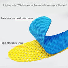 Load image into Gallery viewer, Memory Foam Insoles For Shoes Sole Mesh Deodorant Breathable Cushion Running Insoles For Feet Man Women Orthopedic Insoles - Ammpoure Wellbeing 🇬🇧
