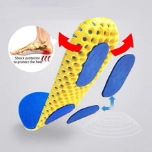 Load image into Gallery viewer, Memory Foam Insoles For Shoes Sole Mesh Deodorant Breathable Cushion Running Insoles For Feet Man Women Orthopedic Insoles - Ammpoure Wellbeing 🇬🇧
