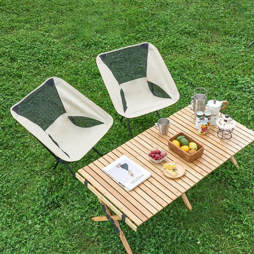 Moon Chair Detachable Portable Foldable Outdoor Camping Chair Beach Fishing Chair Lightweight Easy to Carry Travel Picnic Chair - Ammpoure Wellbeing 🇬🇧