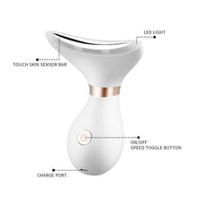 Load image into Gallery viewer, Multifunctional Face Neck Massage Facial Lift Beauty Devices Remove Double Chin LED Photon Therapy Anti Wrinkle Skin Care Tools - Ammpoure Wellbeing 🇬🇧
