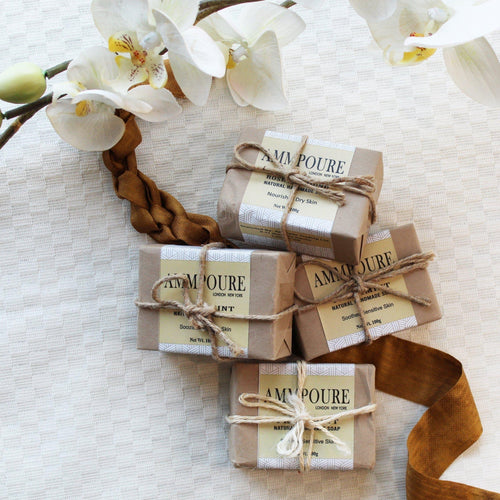 Natural Organic Soaps Set Of 4 - Ammpoure London