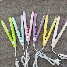 Load image into Gallery viewer, New Curling Iron Mini Hair Straightener Iron Ceramic Straightening Styling Tools Hair Curler Flat Iron Beard Straightener - Ammpoure Wellbeing 🇬🇧

