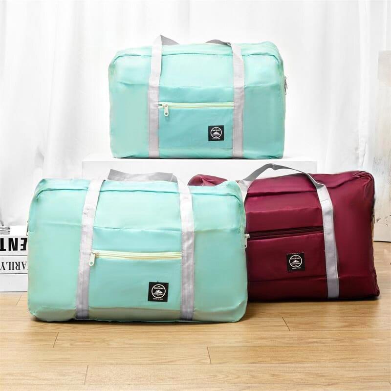 New Multifunctional Folding Travel Bag Single Shoulder Hand Luggage Bag Large Capacity Luggage Storage Bag Waterproof - Ammpoure Wellbeing 🇬🇧
