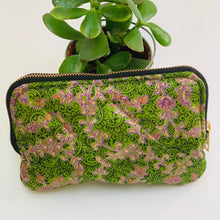 Load image into Gallery viewer, Eco friendly travel cosmetic or makeup bag (One-Off Print) - Ammpoure London
