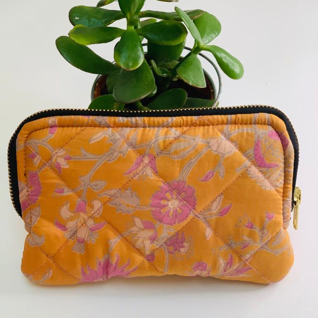 Eco friendly travel cosmetic or makeup bag (One-Off Print) - Ammpoure London