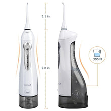 Load image into Gallery viewer, Oral Irrigator USB Rechargeable Dental Water Flosser Portable 300ML - Ammpoure Wellbeing 🇬🇧
