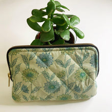 Load image into Gallery viewer, Premium Recycled Silk Make-up Bag (One-Off Print) - Ammpoure London
