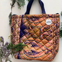 Load image into Gallery viewer, Premium Recycled Silk Tote Bag (One-Off Print) - Ammpoure London
