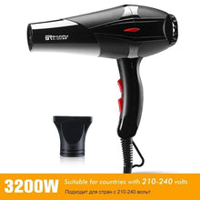 Load image into Gallery viewer, Professional Strong Power Hair Dryer 3200W/1400W (100-240V) - Ammpoure London
