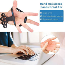Load image into Gallery viewer, Silicone Grip Device Finger Exercise Stretcher Arthritis Hand Grip Trainer Strengthen Rehabilitation Training To Relieve Pain - Ammpoure Wellbeing 🇬🇧
