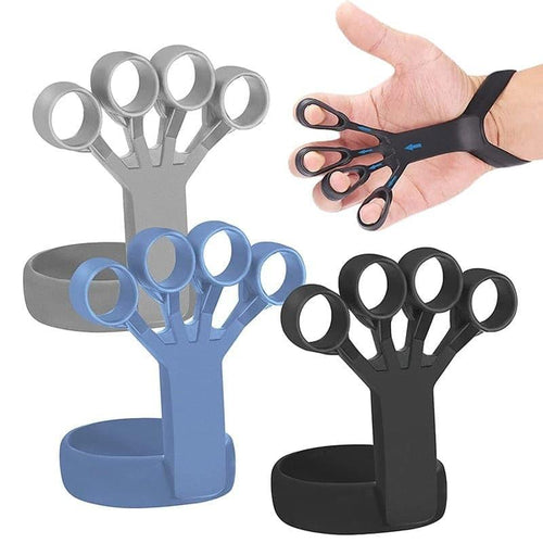 Silicone Grip Device Finger Exercise Stretcher Arthritis Hand Grip Trainer Strengthen Rehabilitation Training To Relieve Pain - Ammpoure Wellbeing 🇬🇧
