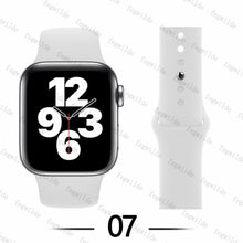 Load image into Gallery viewer, Silicone Strap For Apple Watch Band 44mm 40mm - Ammpoure London

