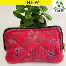Load image into Gallery viewer, Recycled Silk Cosmetic Bag (One-Off Print) - Ammpoure London
