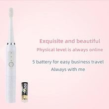 Load image into Gallery viewer, Sonic Electric Toothbrush For Men And Women Adult Non-Rechargeable Soft Fur Full-Automatic Waterproof Coupl - Ammpoure Wellbeing 🇬🇧
