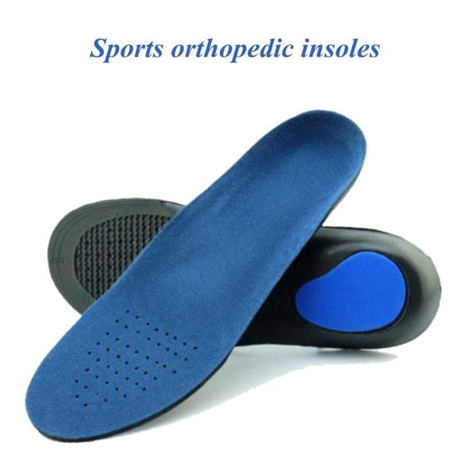 Sports Orthopedic Insole Flat Foot Orthopedic Arch Support Insoles Men and Women Shoe Pad EVA Sports Insert Sneaker Cushion Sole - Ammpoure Wellbeing 🇬🇧