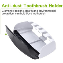 Load image into Gallery viewer, Toothbrush Holder Automatic Toothpaste Dispenser Set Dustproof Sticky Suction Wall Mounted Toothpaste Squeezer for Bathroom - Ammpoure Wellbeing 🇬🇧
