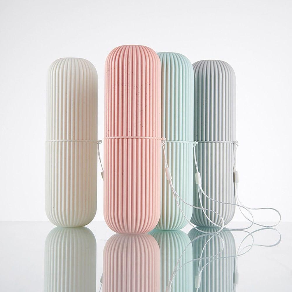 Travel Portable Toothbrush Cup Bathroom Toothpaste Holder Storage Case Box Organizer Travel Toiletries Storage Cup New Creative - Ammpoure Wellbeing 🇬🇧