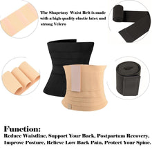 Load image into Gallery viewer, Waist Trainer for Women Snatch Me Up Bandage Wrap Lumbar Waist Support Belt Adjustable Belly Waist Wrap for Women General - Ammpoure Wellbeing 🇬🇧
