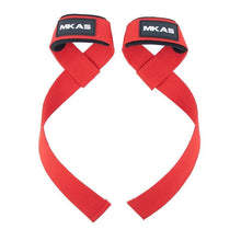 Load image into Gallery viewer, Weight lifting Wrist Straps Fitness Bodybuilding Training Gym lifting straps with Non Slip Flex Gel Grip - Ammpoure Wellbeing 🇬🇧
