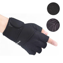 Load image into Gallery viewer, Weightlifting Gloves with Wrist Support for Heavy Exercise Body Building Gym Training Fitness Handschuhe Workout Crossfit Gloves - Ammpoure Wellbeing 🇬🇧
