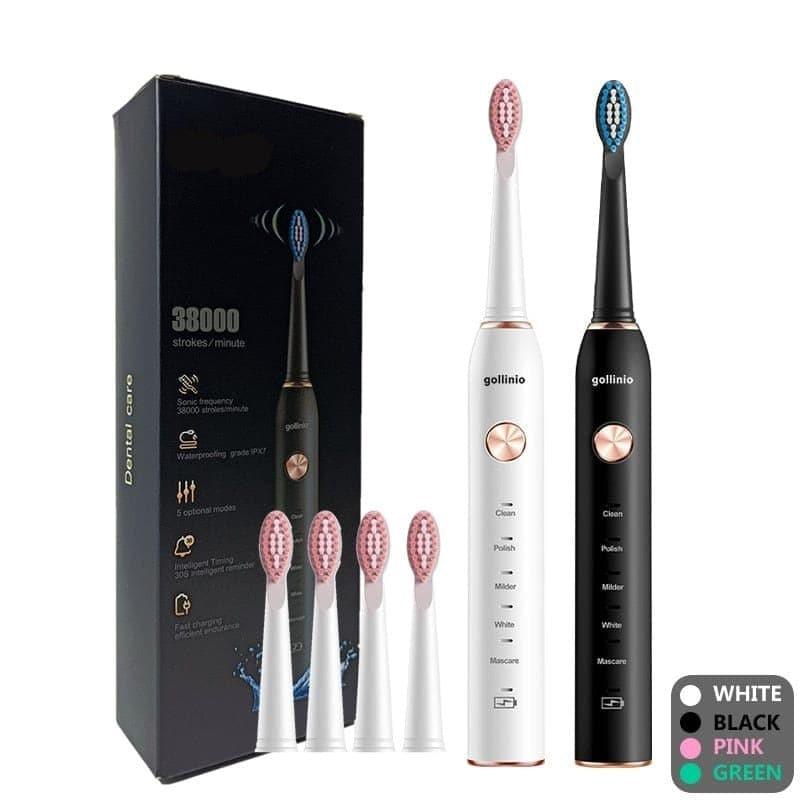 Wholesale Electric Toothbrush Usb Fast Charging Adult Replacement Head Whitening - Ammpoure Wellbeing 🇬🇧