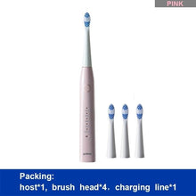 Load image into Gallery viewer, Wholesale Electric Toothbrush Usb Fast Charging Adult Replacement Head Whitening - Ammpoure Wellbeing 🇬🇧

