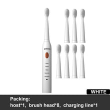 Load image into Gallery viewer, Wholesale Electric Toothbrush Usb Fast Charging Adult Replacement Head Whitening - Ammpoure Wellbeing 🇬🇧
